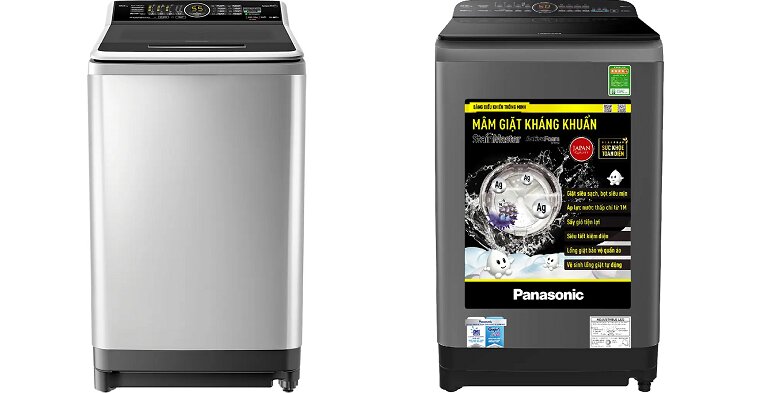 so sánh 2 máy giặt giá 5 triệu Panasonic ( cửa trên)