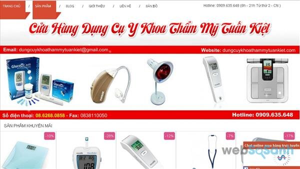 dụng cụ y khoa thẩm mỹ Tuấn Kiệt