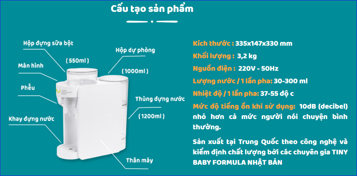 Cấu tạo Tiny Baby Formula