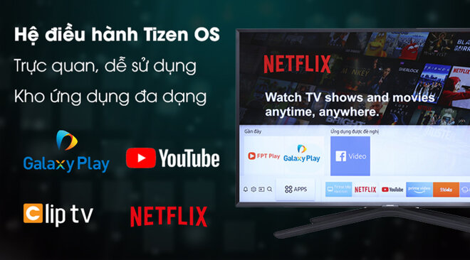 Hệ điều hành Tizen OS hiện đại nhưng dễ sử dụng