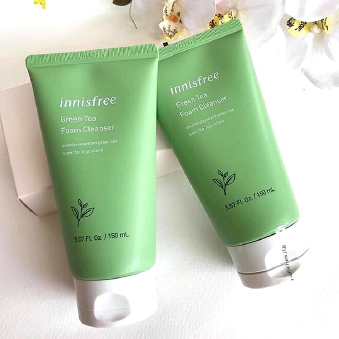 sữa rửa mặt Innisfree trà xanh