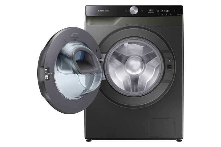 Máy giặt sấy Samsung Addwash Inverter 9.5kg WD95T754DBX/SV có màu xám bạc tối giản
