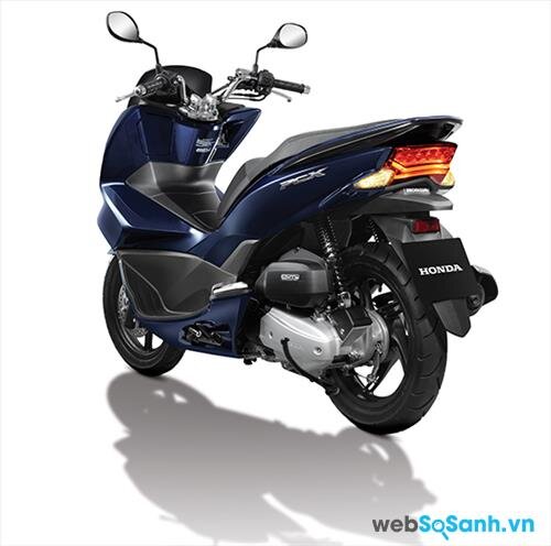 Honda PCX với màu xanh mới ấn tượng