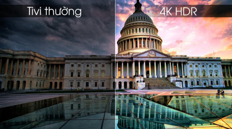 Công nghệ 4K HDR cho hình ảnh chân thật