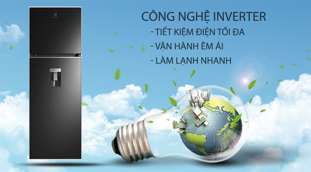 Công nghệ inverter giúp Tủ lạnh Electrolux sở hữu nhiều ưu điểm vượt trội