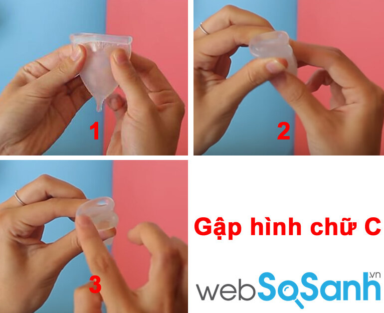 Gập cốc nguyệt san Lincup hình chữ C