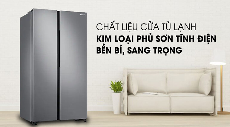 Tủ lạnh side by side Samsung Inverter RS62R5001M9/SV