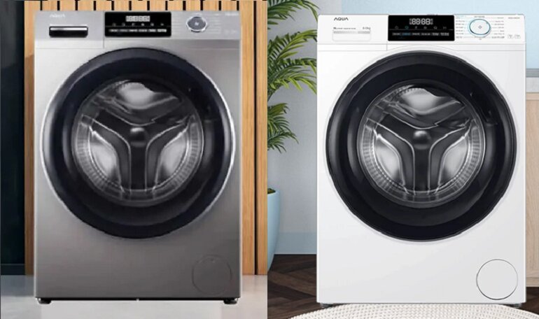 so sánh 2 máy giặt giá 5 triệu Aqua ( lồng ngang)