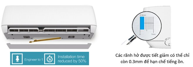 điều hòa Casper 9000 BTU 1 chiều Inverter MC-09IS33 gas R-32