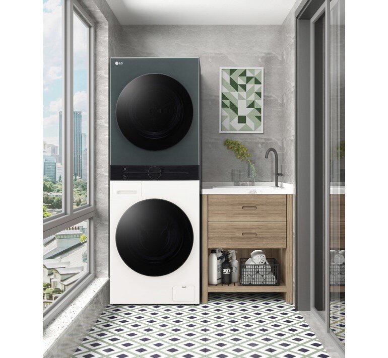 tháp giặt sấy LG WashTower WT2116SHEG