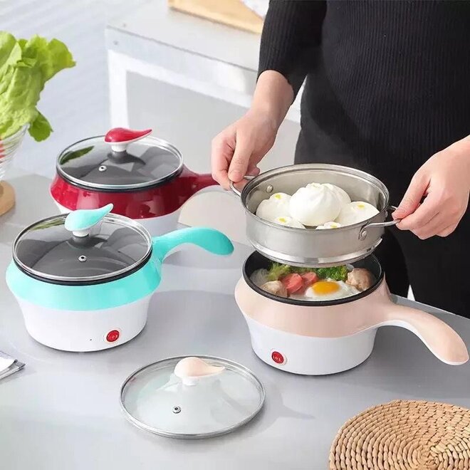 Máy luộc trứng mini kiêm hấp