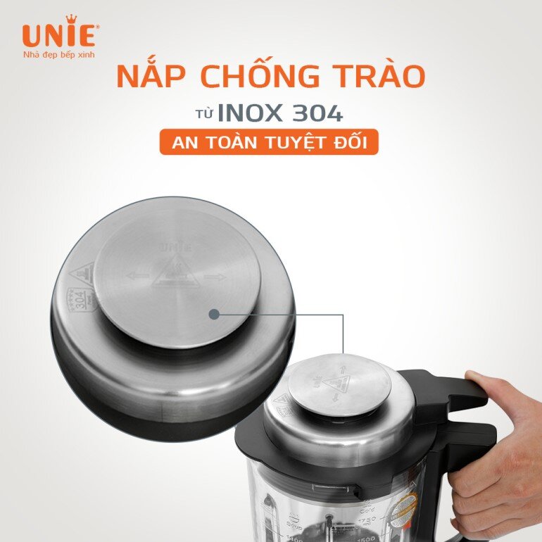 Nắp chống trào chắc chắn