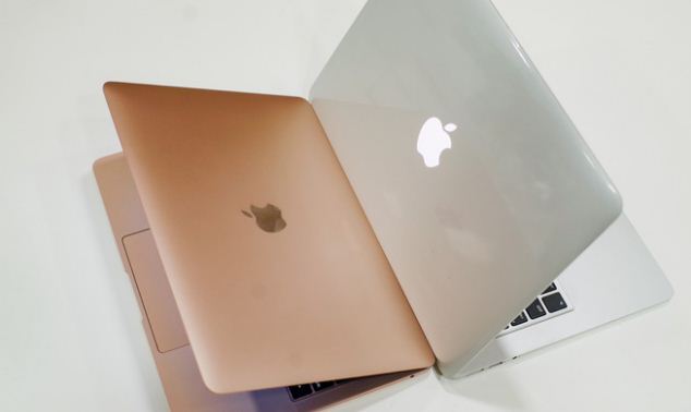 So sánh laptop Apple Macbook air 2018 và 2017