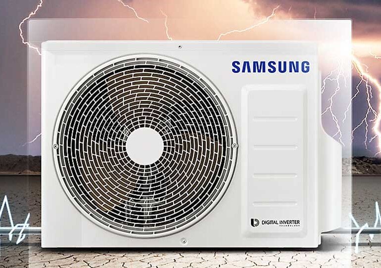 Dàn nóng điều hòa Multi Samsung Inverter AJ100TXJ5KH/EA ứng dụng công nghệ chống ăn mòn cao, thách thức thời tiết