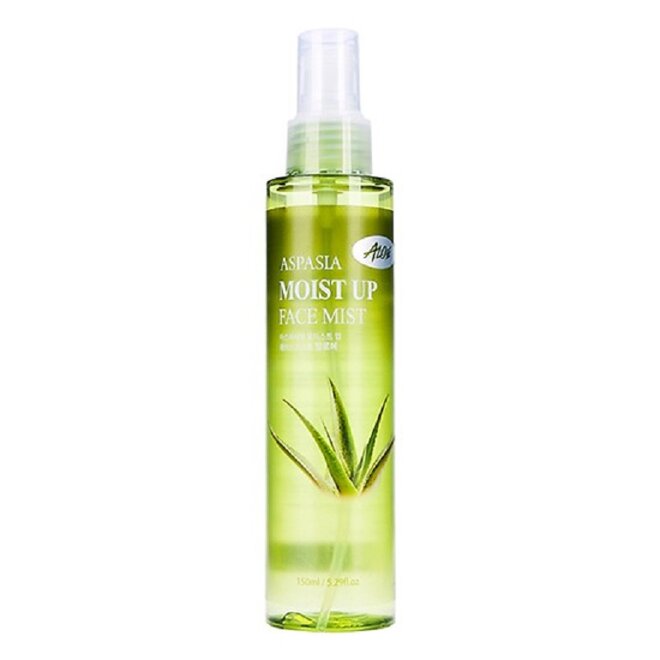 Xịt khoáng nha đam Aspasia Moist Up Face Mist Aloe 