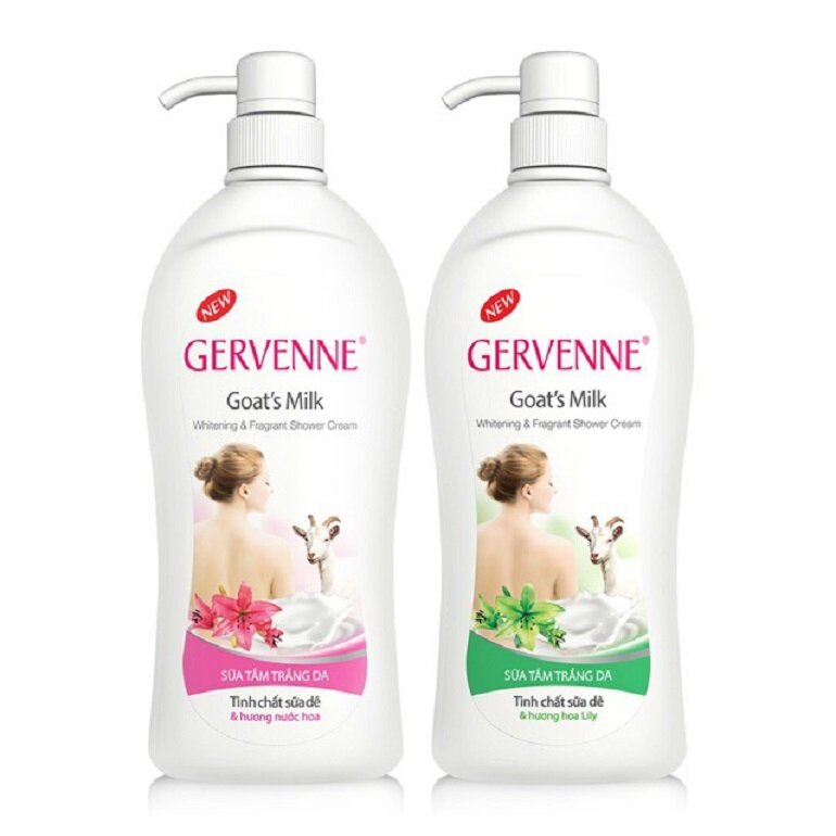 Một trong những dòng sữa tắm Gervenne nổi tiếng