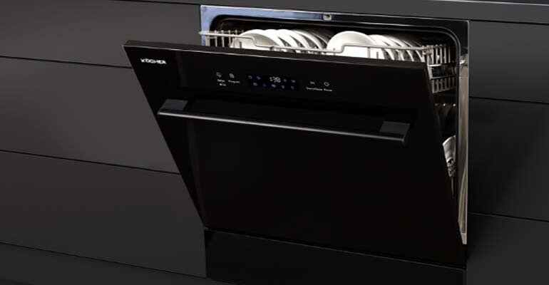 Máy rửa bát Kocher KDEU-8839 thích hợp cho gia đình có 3 thành viên Máy rửa bát Kocher