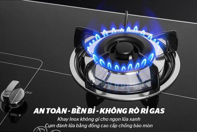 Bếp gas âm Sunhouse Mama MMB6632 thiết kế hiện đại và tính năng vượt trội