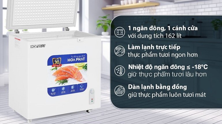 Tủ đông Hòa Phát giá bao nhiêu? Báo giá tủ đông Hòa Phát mới nhất