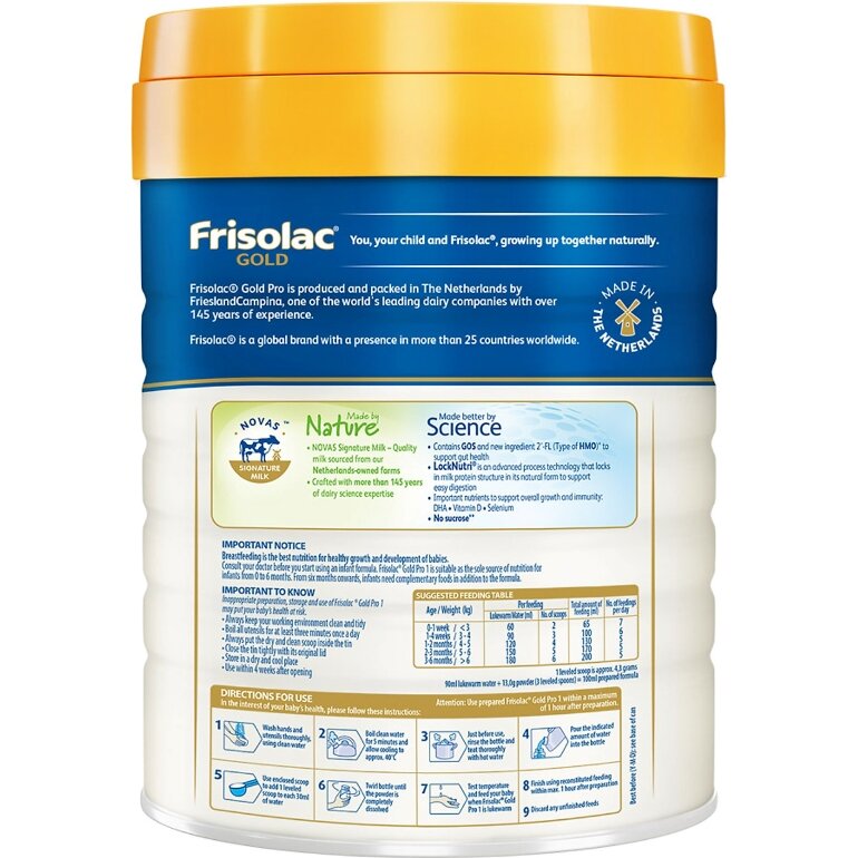 Sữa Frisolac Gold Pro số 1