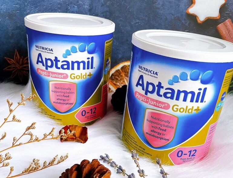 sữa Aptamil Pepti Junior Gold+sở hữu thành phần dinh dưỡng cân đối