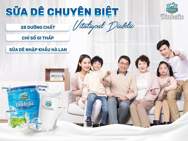 Tìm hiểu thành phần dưỡng chất của sữa Vitaligoat Diabetic