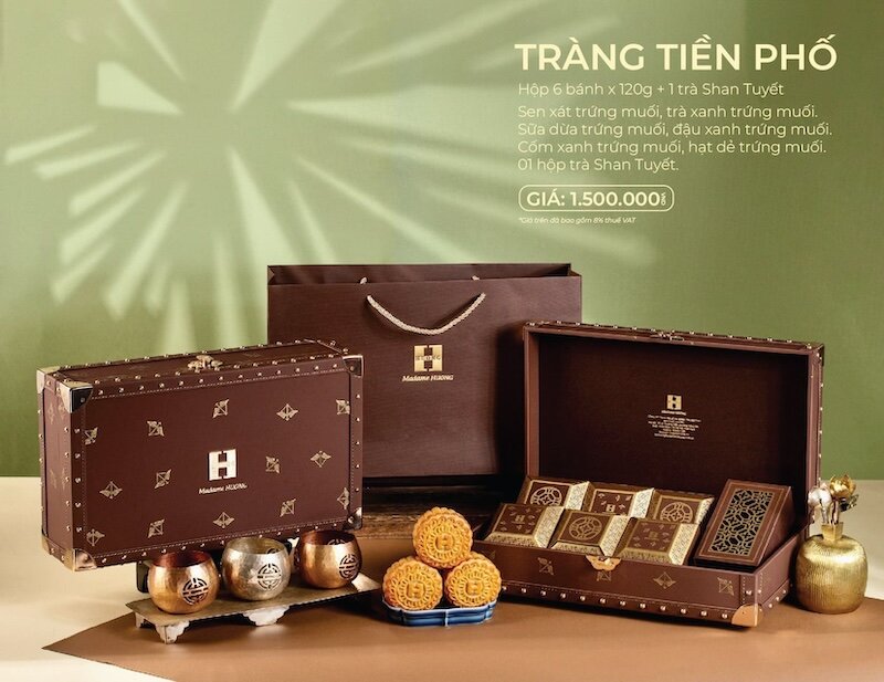 Bánh Trung thu Madame Hương: Hộp Tràng Tiền Phố