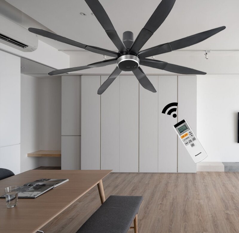 Đánh giá Panasonic F-80ZBR – Quạt trần 8 cánh cao cấp, hiệu quả cho không gian rộng
