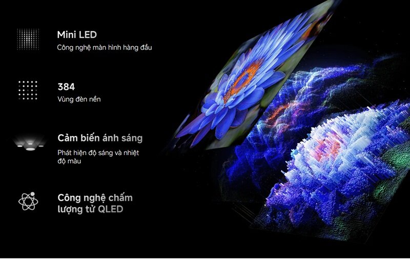 Google TV Xiaomi S Mini LED 65 inch 2026 gây 