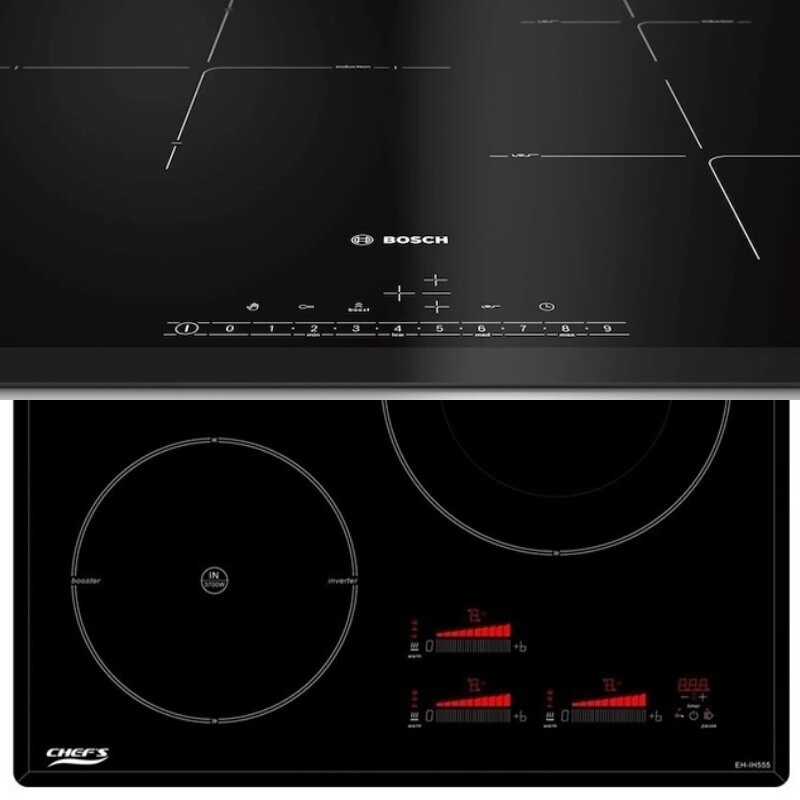 8 đặc điểm nổi bật của bếp từ Bosch PIJ651FC1E và Chefs EH-IH555