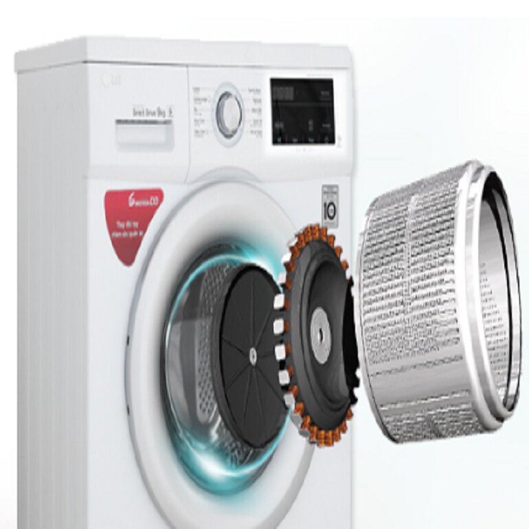 Máy giặt LG 9kg FM1209N6W
