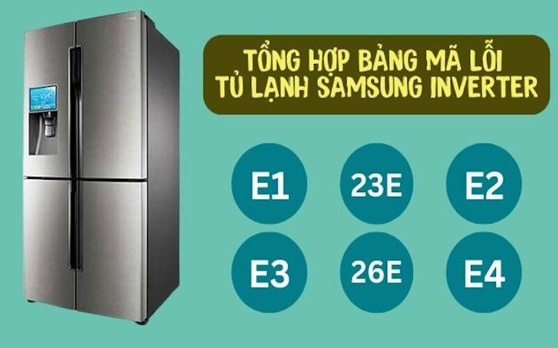 Giải mã lỗi tủ lạnh Samsung hiệu quả: Tìm hiểu bảng mã và cách xử lý