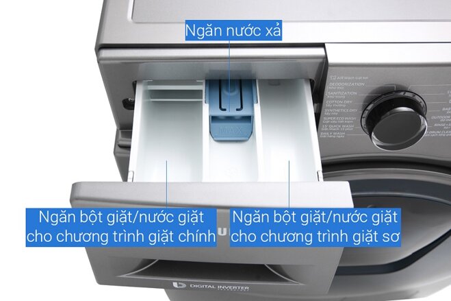 Máy giặt sấy Samsung AddWash Inverter 9.5 kg WD95K5410OX/SV