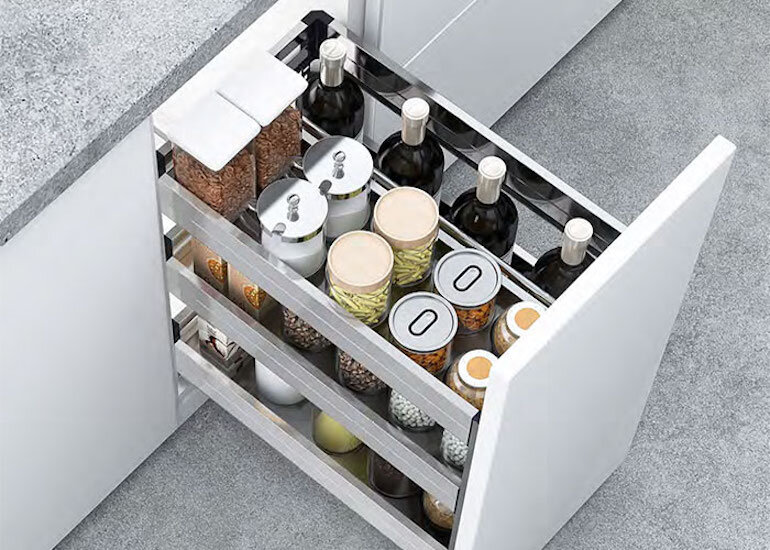 Giá gia vị inox hộp Eurogold EU1230