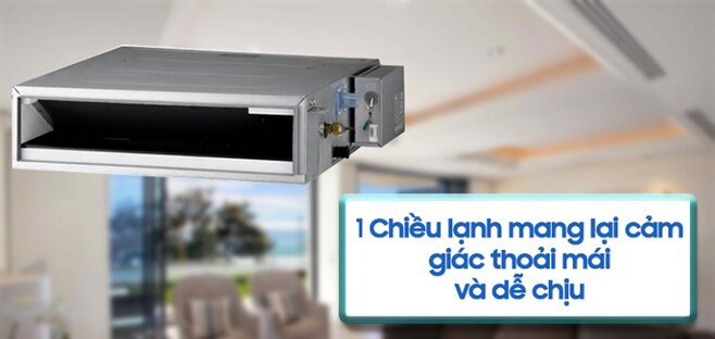 điều hòa nối ống gió LG 46000BTU 1 chiều ABNQ48GM3A4 Inverter