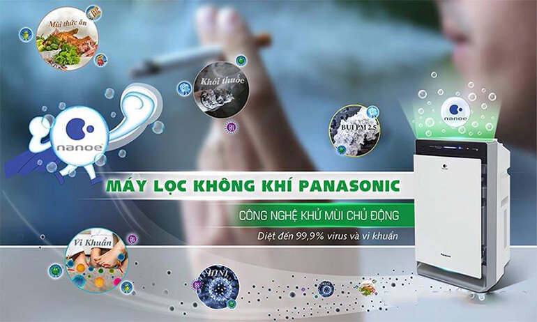 máy lọc không khí panasonic