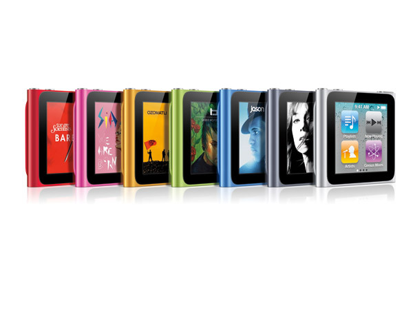 Bạn sẽ có nhiều lựa chọn màu sắc với iPod Nano Gen 6