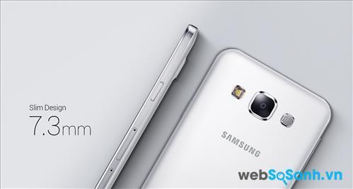 Samsung Galaxy E5 có thiết kế tinh xảo và mỏng