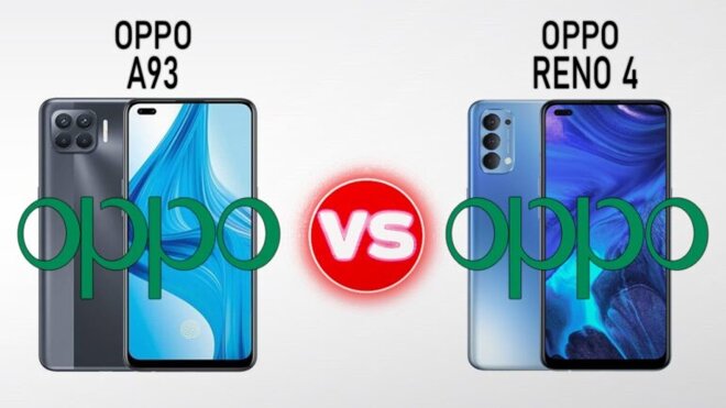 so sánh Oppo A93 và Reno4