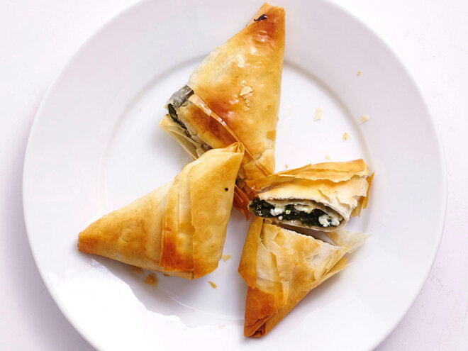 Bánh truyền thống Spanakopita 