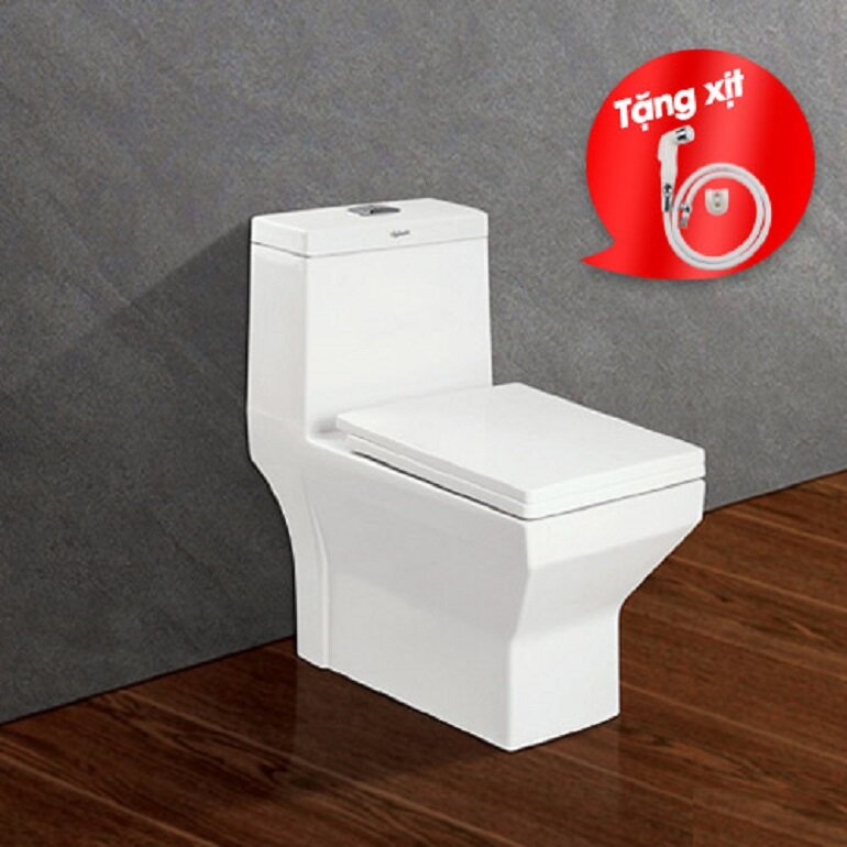 Bồn cầu 1 khối giá rẻ Viglacera V42 