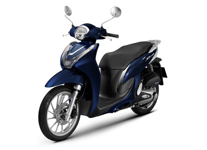 Honda SH Mode 2023 tiêu chuẩn màu xanh.