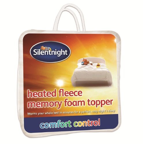 Silentnight Heated Memory Foam Mattress Topper.