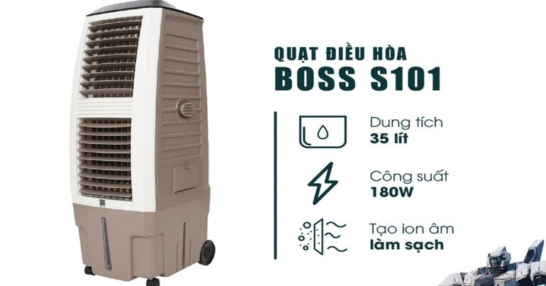 Quạt điều hòa không khí Boss S101