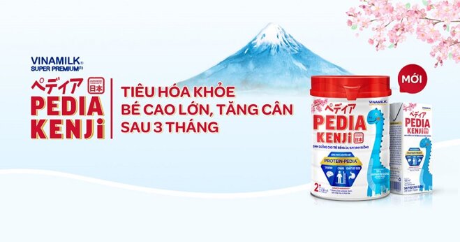 Sữa Pedia Kenji - lựa chọn của nhiều bà mẹ Việt