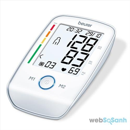 Cách sử dụng máy đo huyết áp Beurer