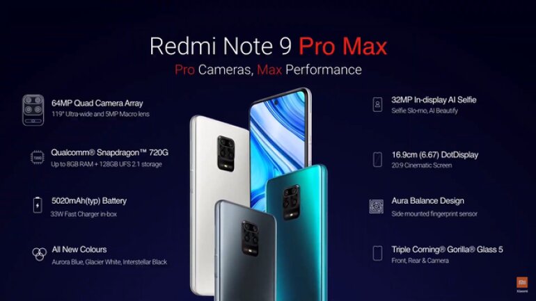 xiaomi redmi note 9 pro max 128gb