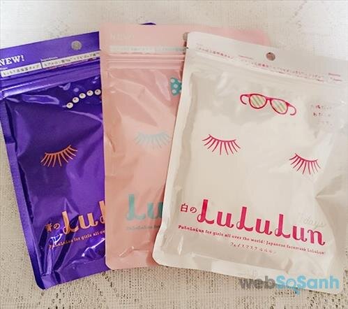 Mặt nạ Lululun có 3 loại với 3 khả năng dưỡng ẩm khác nhau