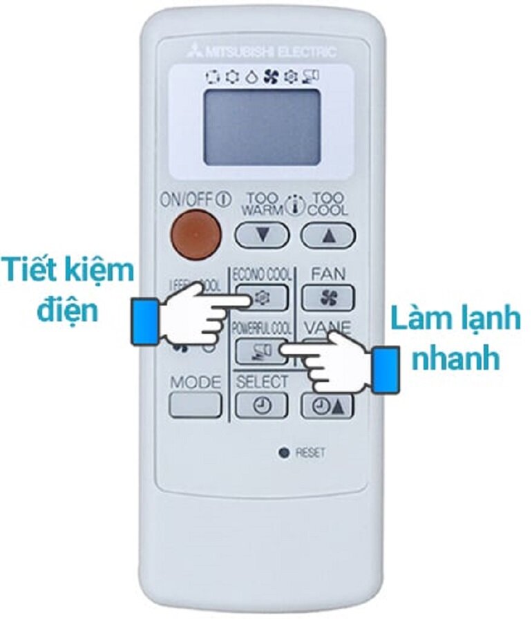 cách sử dụng điều hòa Mitsubishi Electric