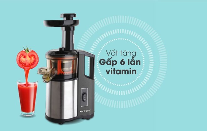 Một trong những tính năng nổi trội của chiếc máy ép trái cây KoriHome